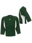 Easton Elite Dry Flow Goalie Jersey Green & White Sr